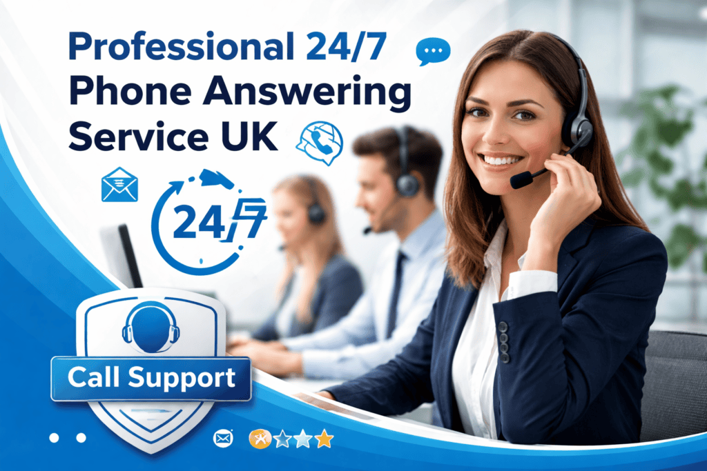 24 phone answering service UK,